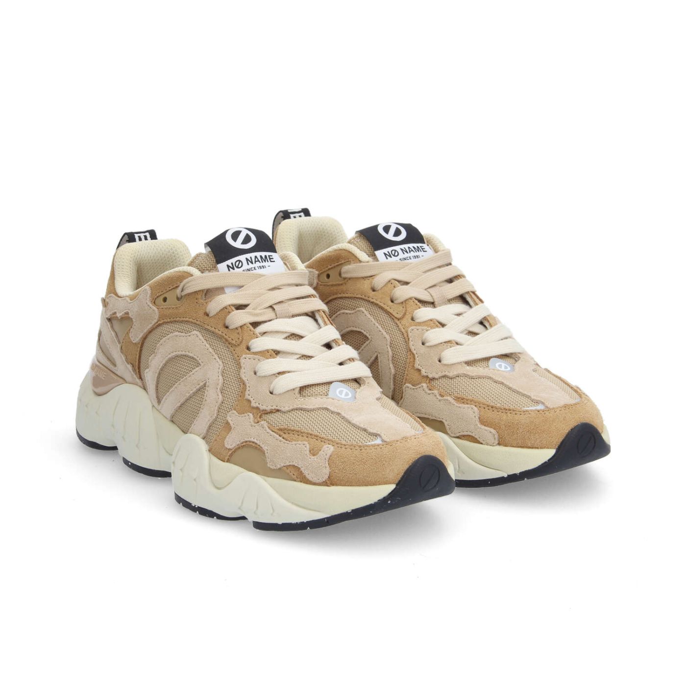 KRAZEE CAMO M - SUEDE/SUED/KNIT - LIGHT BROWN/NUDE